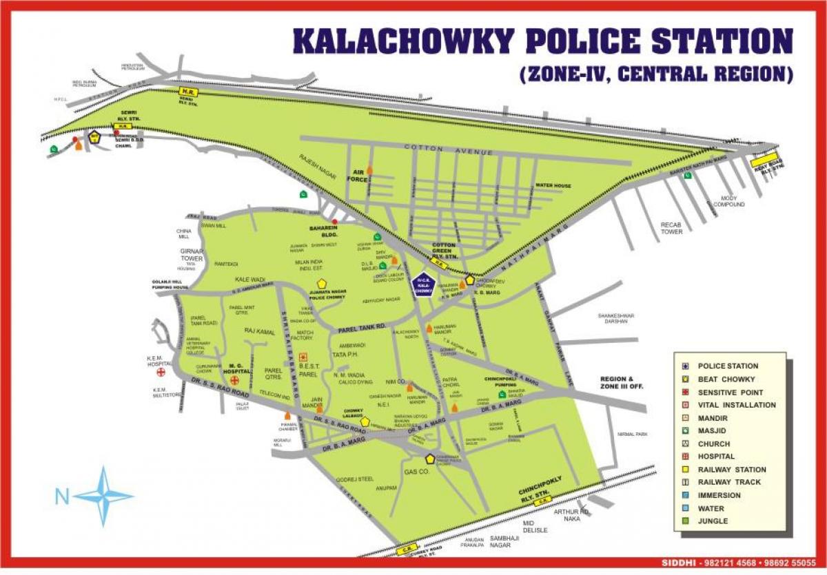 नक्शे के Kalachowki मुंबई
