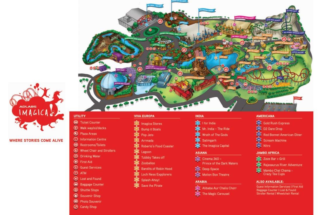 नक्शे के Imagica मुंबई का नक्शा