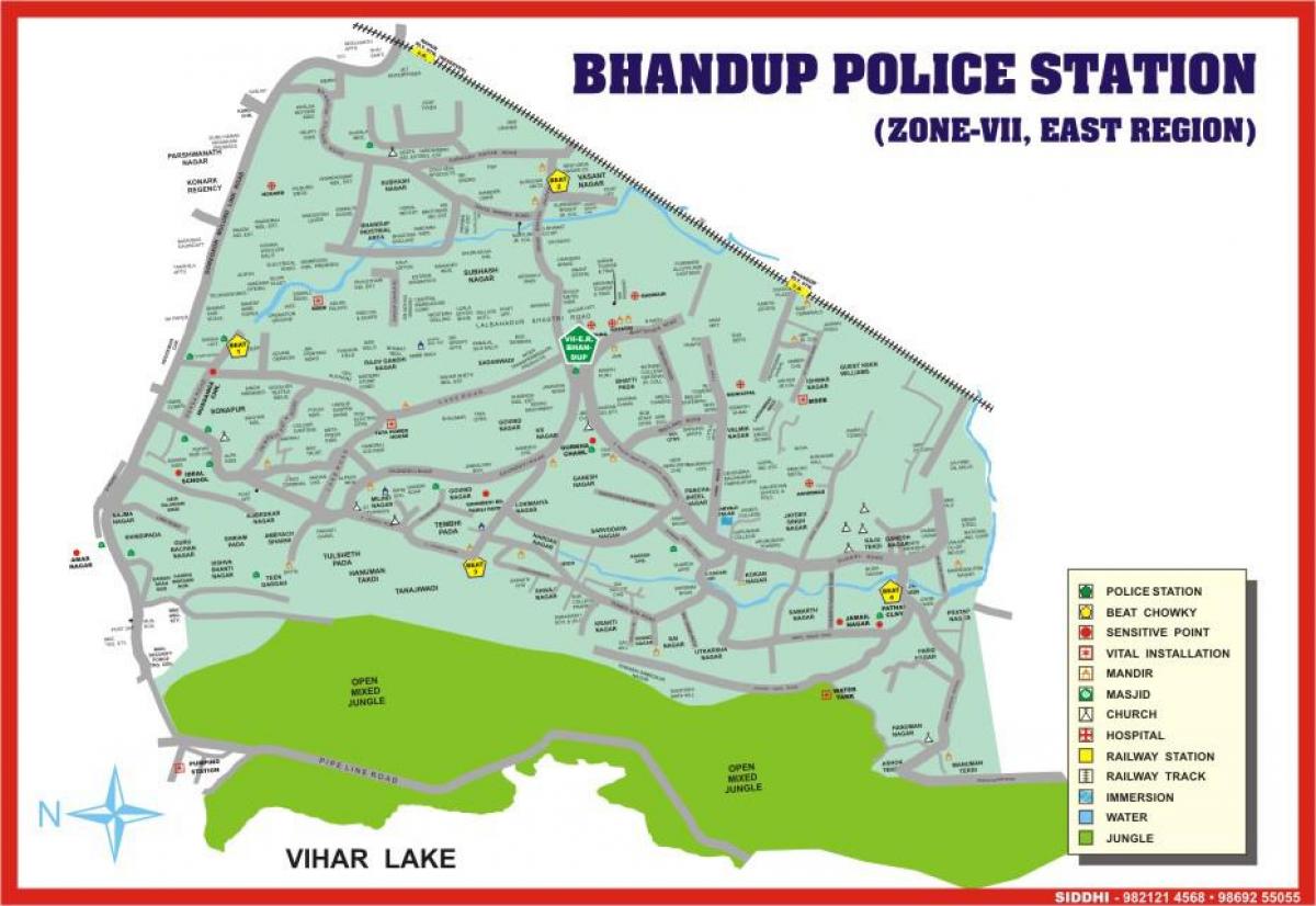 मुंबई Bhandup नक्शा