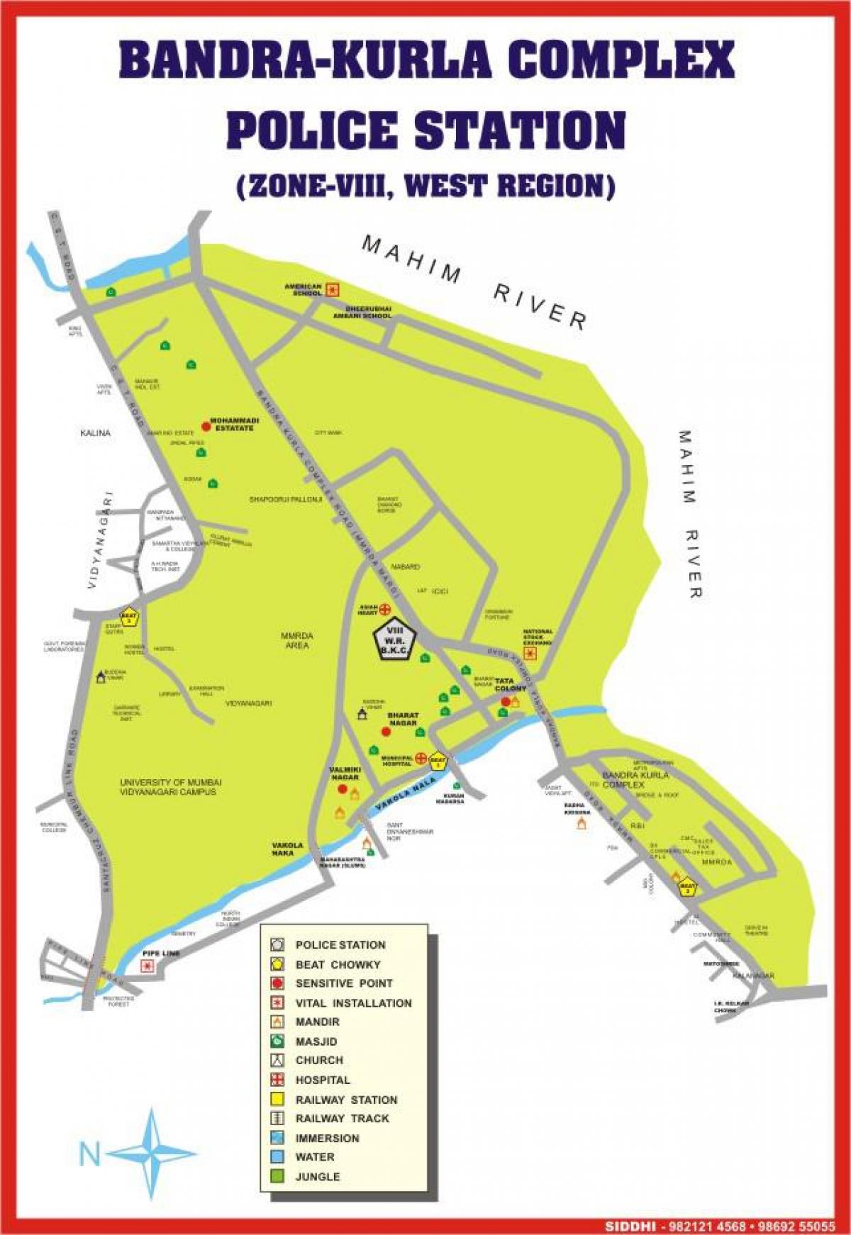 bkc नक्शा मुंबई
