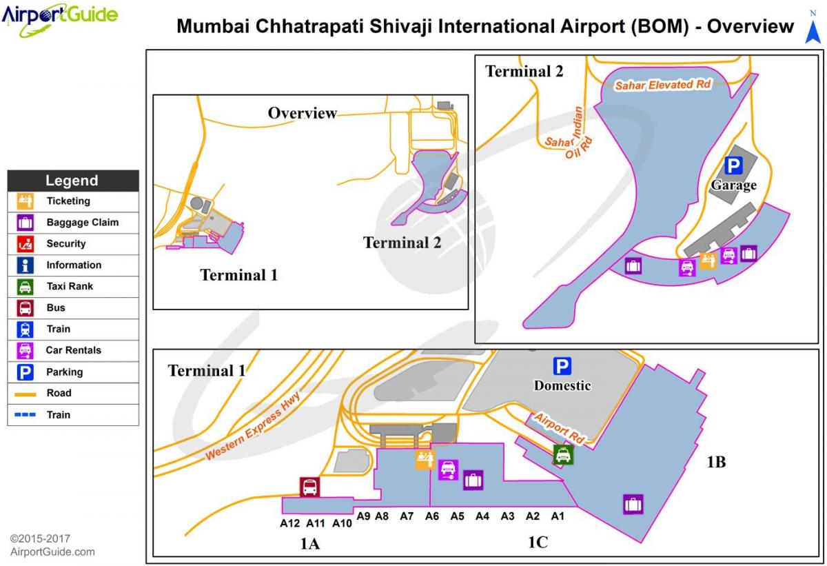 छत्रपति शिवाजी टर्मिनस का नक्शा