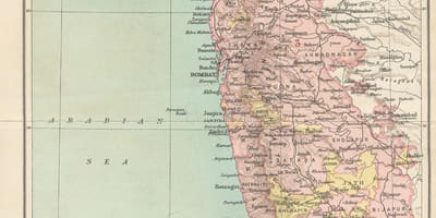 नक्शे के बॉम्बे प्रेसीडेंसी