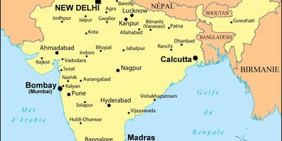 नक्शे के मुंबई भारत