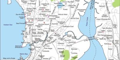 नक्शे के मुंबई सेंट्रल
