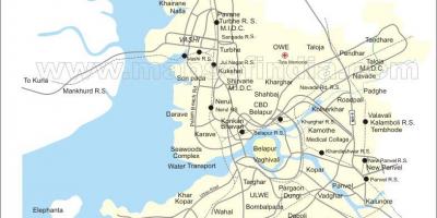 नक्शे की नई मुंबई