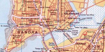 नक्शे के बांद्रा मुंबई