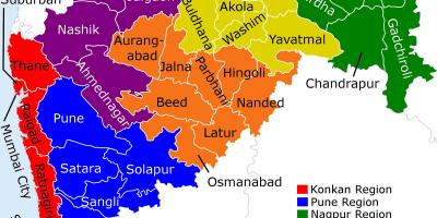 नक्शा महाराष्ट्र के मुंबई
