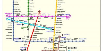 मुंबई मेट्रो लाइन 3 मार्ग नक्शा
